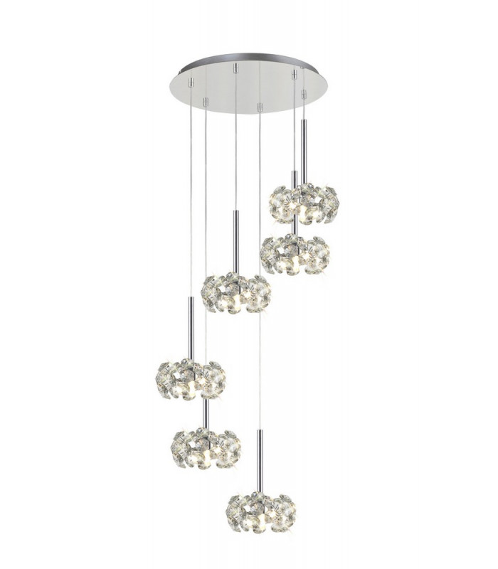 Non-Electric G9 Shade Polished Chrome Crystal-10
