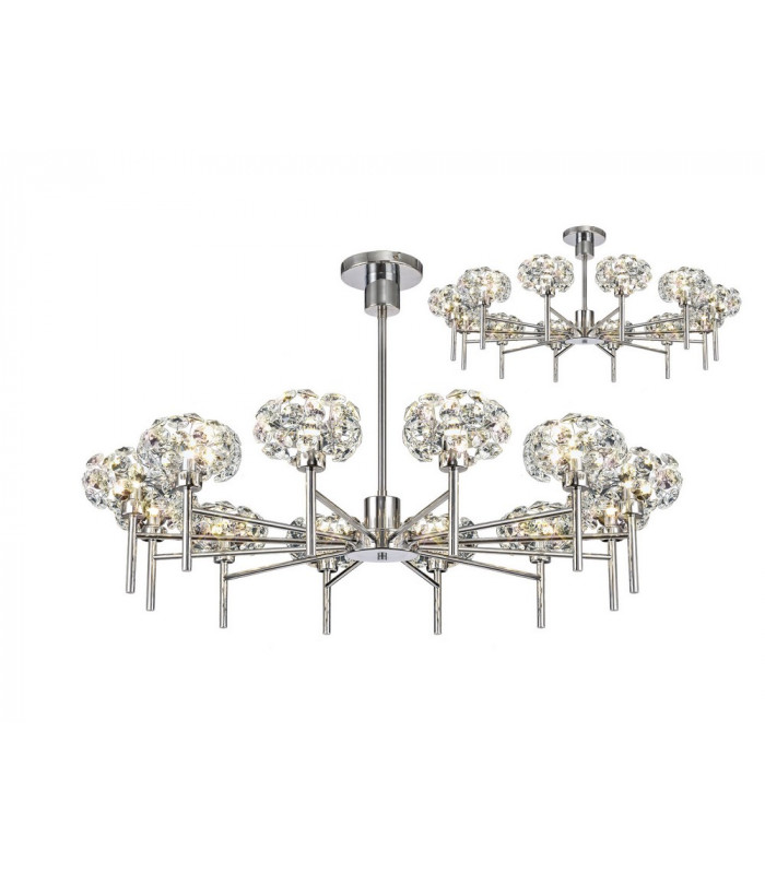 Non-Electric G9 Shade Polished Chrome Crystal-16