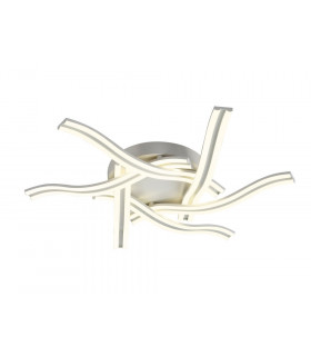 6 Light Ceiling 3 Step Dimming 6 x 13W LED 4000K 5015lm White 3yrs Warranty-1