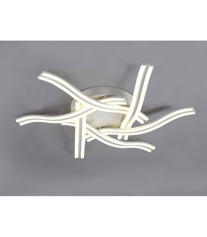 6 Light Ceiling 3 Step Dimming 6 x 13W LED 4000K 5015lm White 3yrs Warranty-3