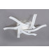 6 Light Ceiling 3 Step Dimming 6 x 13W LED 4000K 5015lm White 3yrs Warranty-8
