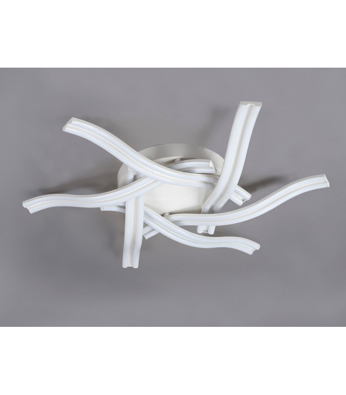 6 Light Ceiling 3 Step Dimming 6 x 13W LED 4000K 5015lm White 3yrs Warranty-8