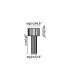 1 Light Floor Lamp White, Black, E27 - 2