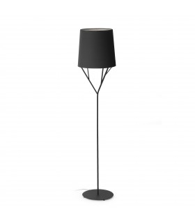 1 Light Floor Lamp Black, E27 - 1
