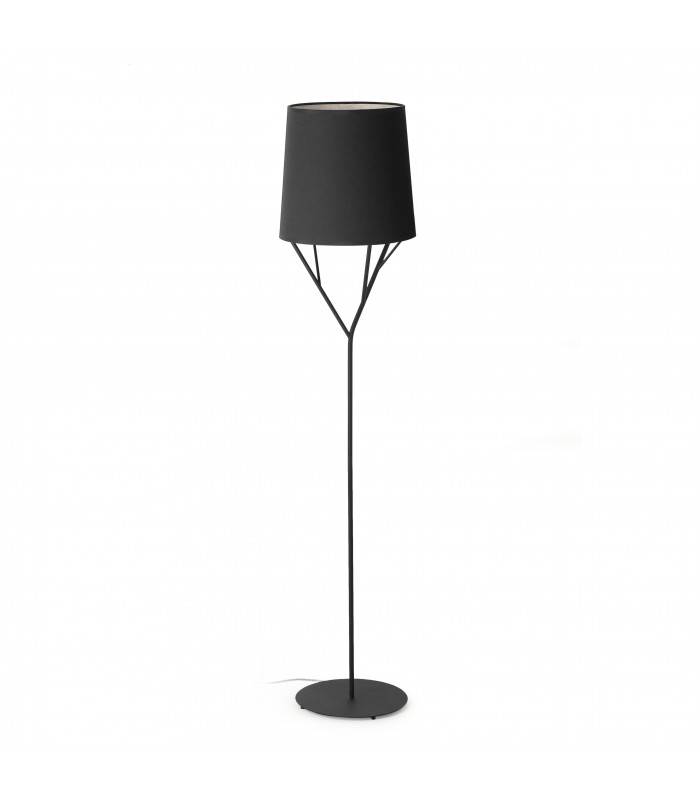 1 Light Floor Lamp Black, E27 - 1