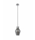 Pendant 17cm Round 1 x E27 Chrome & Smoke-5