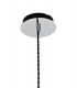 Pendant 17cm Round 1 x E27 Chrome & Smoke-6