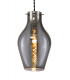 Pendant 17cm Round 1 x E27 Chrome & Smoke-7