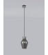 Pendant 17cm Round 1 x E27 Chrome & Smoke-11