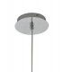 Pendant 17cm Round 1 x E27 Chrome & Clear-6