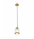 Pendant 15cm Dome 1 x E27 (Max 20W) Ancient Brass & Clear-4