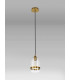 Pendant 15cm Dome 1 x E27 (Max 20W) Ancient Brass & Clear-9
