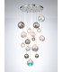 Pendant 16 x G9 Polished Chrome Iridescent Glass-3