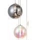 Pendant 16 x G9 Polished Chrome Iridescent Glass-5