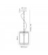 Pendant 1 Light E27 Antique Brass-2