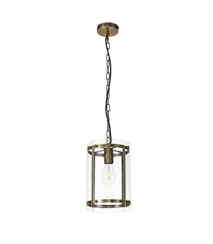 Pendant 1 Light E27 Antique Brass-4
