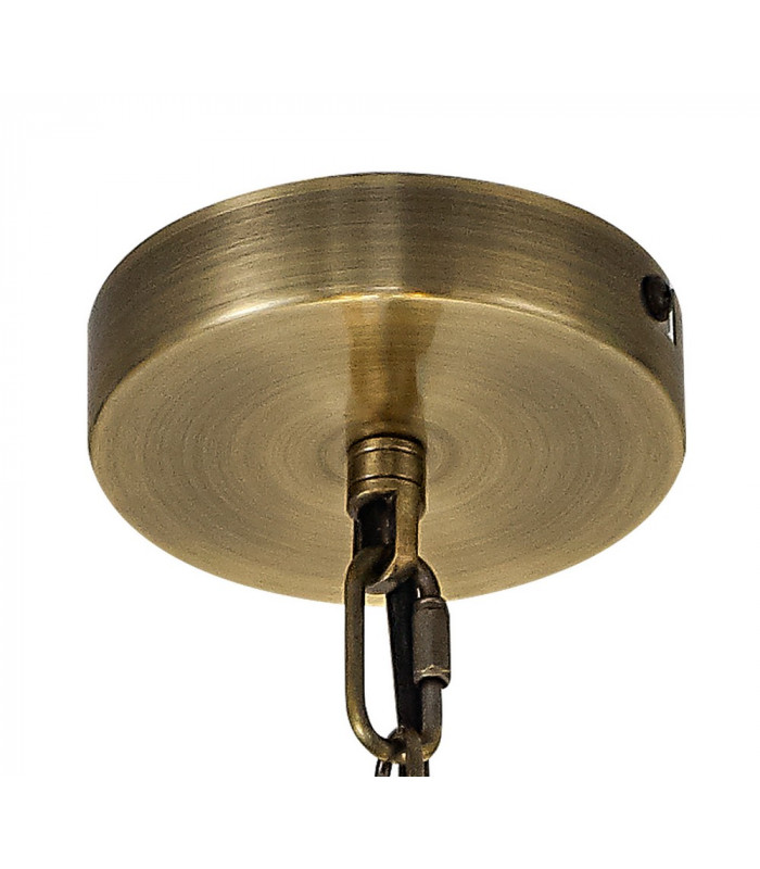 Pendant 1 Light E27 Antique Brass-7