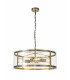 Pendant 4 Light E27 Antique Brass-1