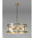Pendant 4 Light E27 Antique Brass-3
