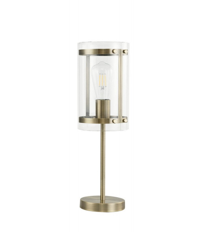 Table Lamp 1 Light E27 Antique Brass-4