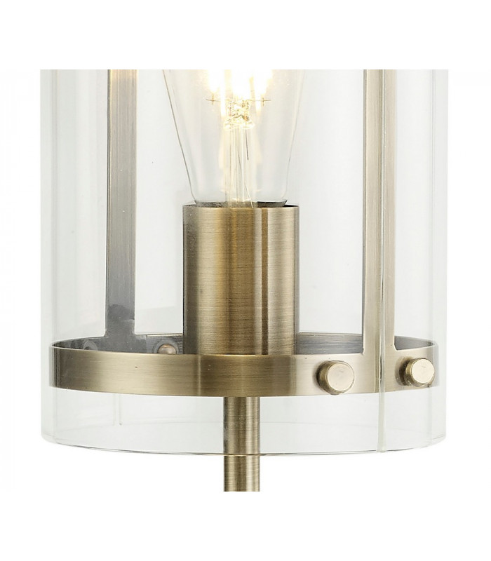 Table Lamp 1 Light E27 Antique Brass-6