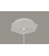 Single Pendant 1 Light Adjustable E27 White Silver Inner-12
