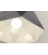 Single Pendant 1 Light Adjustable E27 Graphite White Inner-7