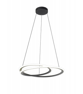Pendant 1 x 40W LED 4000K 2996lm 3 Step Dimming Black 3yrs Warranty-1