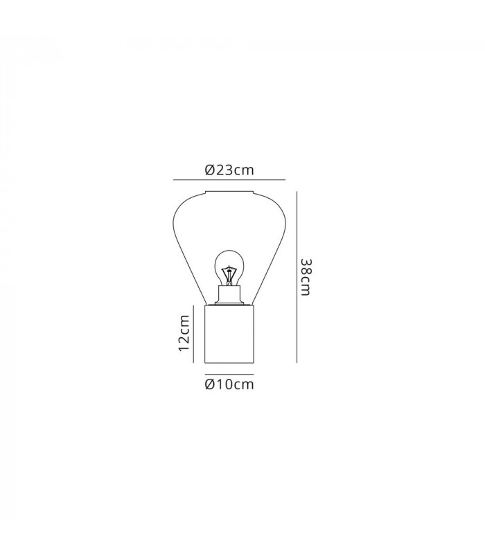 Narrow Table Lamp 1 x E27 Satin Nickel Opal Glass-2
