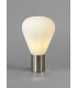 Narrow Table Lamp 1 x E27 Satin Nickel Opal Glass-3