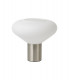 Wide Table Lamp 1 x E27 Satin Nickel Opal Glass-4