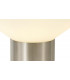 Wide Table Lamp 1 x E27 Satin Nickel Opal Glass-6