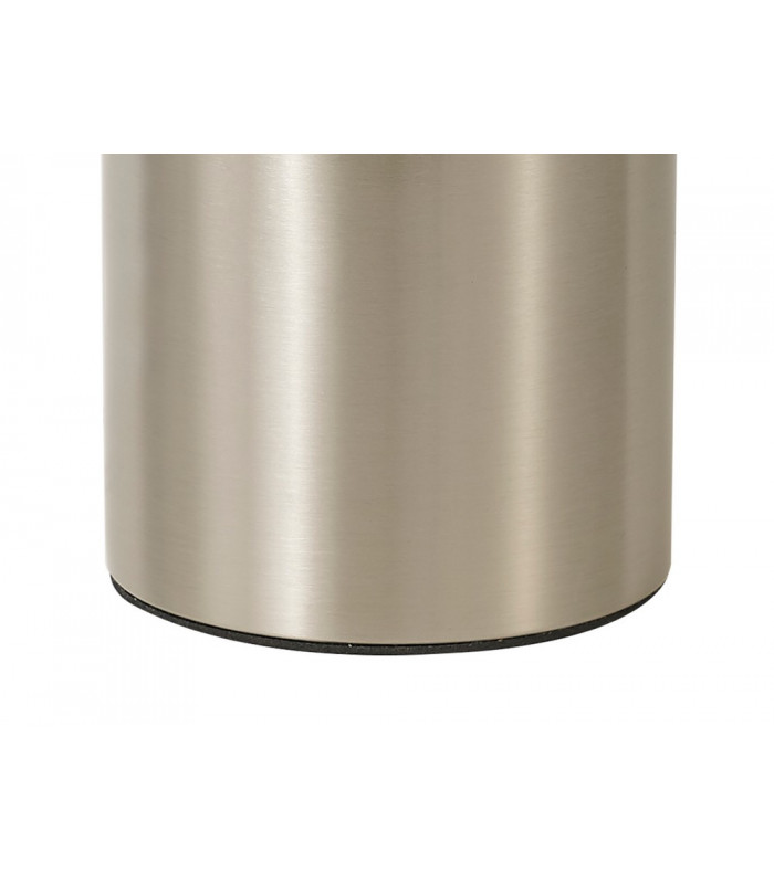 Wide Table Lamp 1 x E27 Satin Nickel Opal Glass-7