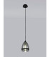 Pendant 15cm Cone 1 x E27 (Max 20W) Matt Black & Smoke-3