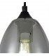 Pendant 15cm Cone 1 x E27 (Max 20W) Matt Black & Smoke-6