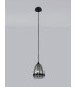 Pendant 15cm Cone 1 x E27 (Max 20W) Matt Black & Smoke-9
