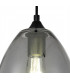 Pendant 20cm Cone 1 x E27 (Max 20W) Matt Black & Smoke-6