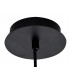 Pendant 15cm Dome 1 x E27 (Max 20W) Matt Black & Smoke-8