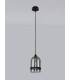 Pendant 15cm Dome 1 x E27 (Max 20W) Matt Black & Smoke-9
