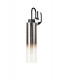 Single Switched Wall Lamp 1 Light E27 Black Smoke Fade Glass-4