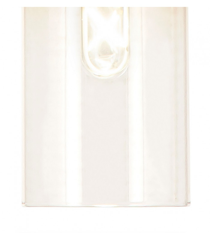 Single Pendant 1 Light Adjustable E27 Black Smoke Fade Glass-9