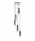 Round Pendant 5 Light Adjustable E27 Black Smoke Fade Glass-4
