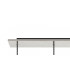 Linear Pendant 4 Light Adjustable E27 Black Smoke Fade Glass-9