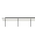 Linear Pendant 5 Light Adjustable E27 Black Smoke Fade Glass-9