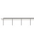 Linear Pendant 7 Light Adjustable E27 Black Smoke Fade Glass-7