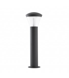 LED Outdoor Bollard Light White, Dark Grey IP65 - 1