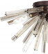 6 Light E14 Semi Flush Brown Oxide  Clear Glass-5