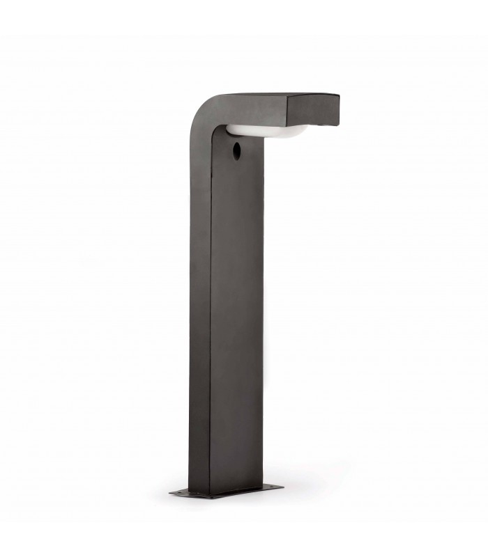 Outdoor Bollard Light White, Dark Grey IP44, E27 - 1