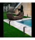 Outdoor Bollard Light White, Dark Grey IP44, E27 - 2