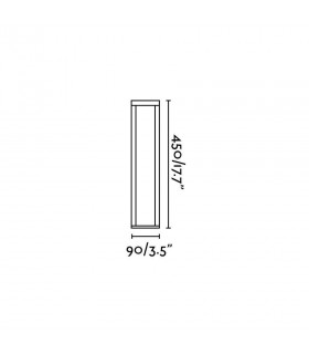 LED Outdoor Bollard Light Dark Grey IP54 - 2